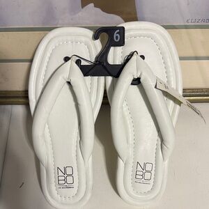 No Boundaries Classic White Sandals